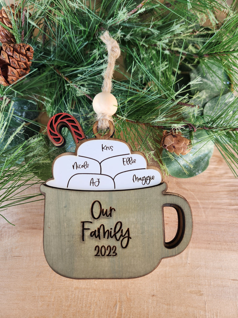 Marshmallow Mug Ornament