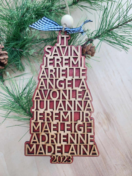 Personalized Tree Ornaments