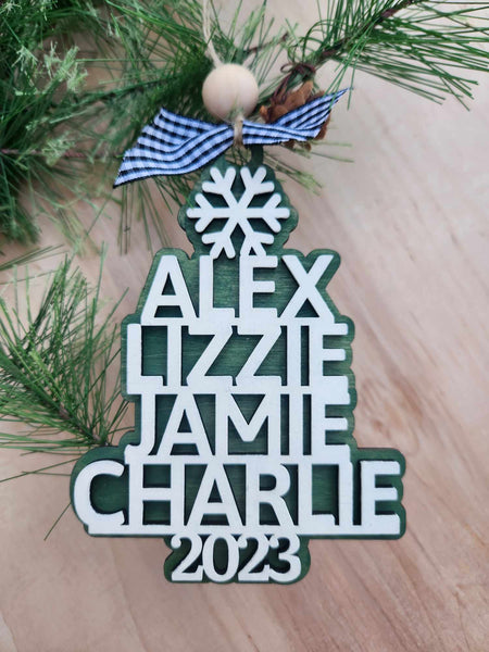 Personalized Tree Ornaments