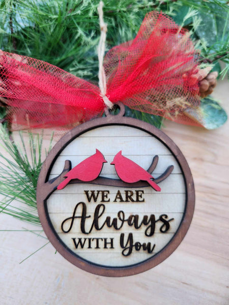 Memorial Cardinal Ornaments