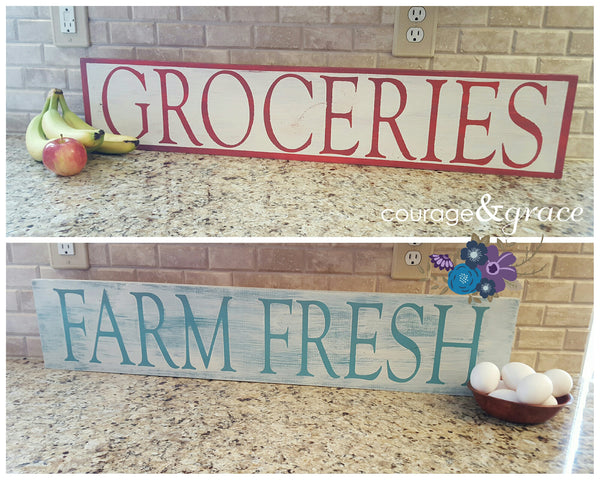 paint&take: 36" Fixer Upper Inspired Boards Thursday, April 21 at 6:30