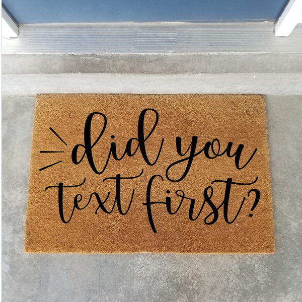 !!!! Doormat Workshop