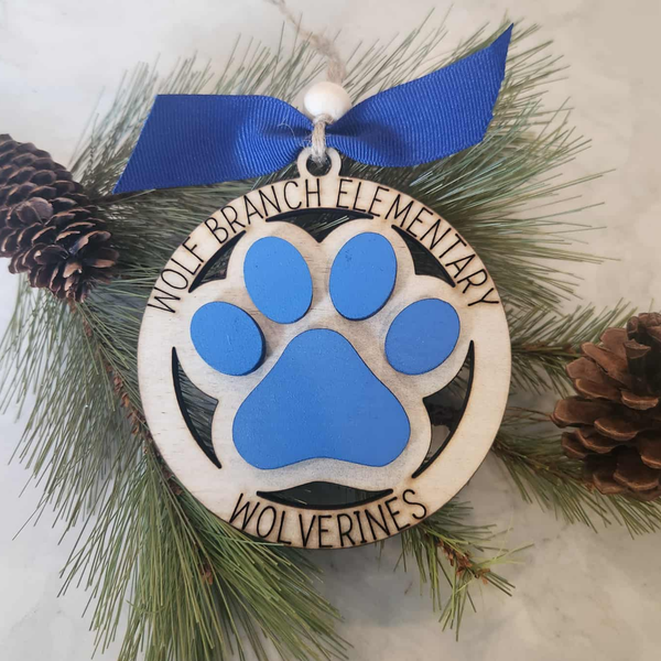 Wolf Branch Ornaments