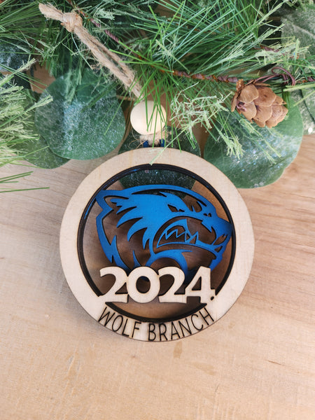 Wolf Branch Ornaments