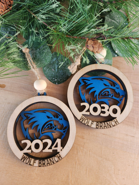 Wolf Branch Ornaments