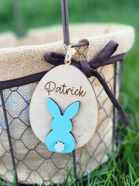 Bunny Silhouette Easter Tag