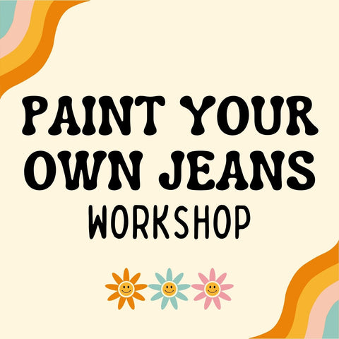 8/17 Paint Your Own Jeans