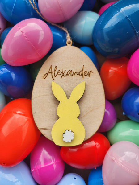 Bunny Silhouette Easter Tag