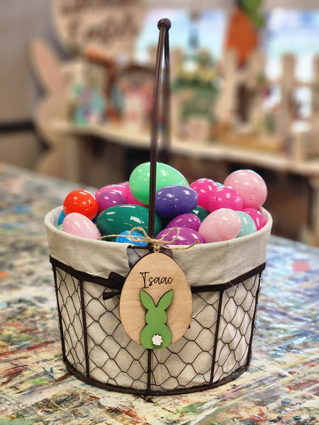 Bunny Silhouette Easter Tag