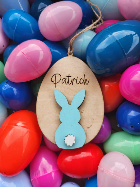 Bunny Silhouette Easter Tag