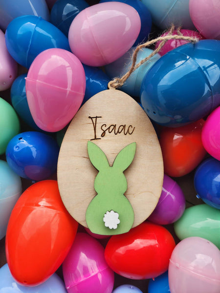 Bunny Silhouette Easter Tag