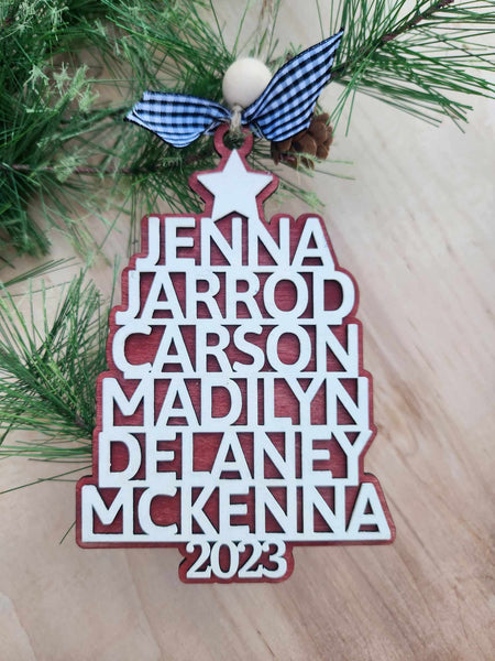 Personalized Tree Ornaments