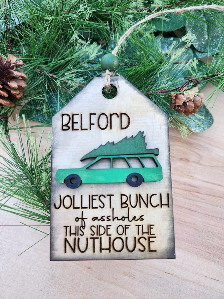 CUSTOM Jolliest Bunch Ornament