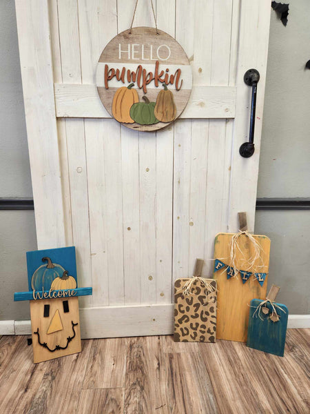 !!! Porch Pumpkin Set