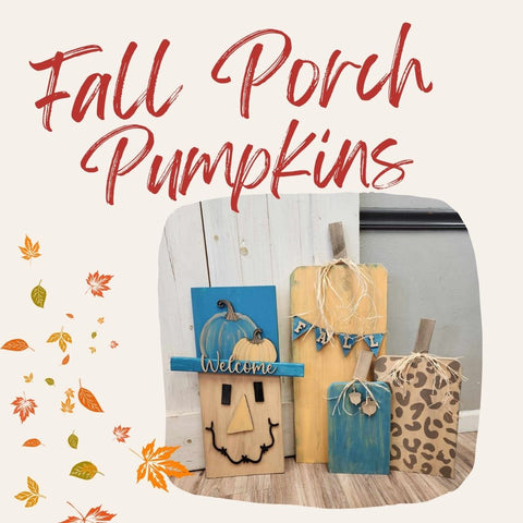 !!! Porch Pumpkin Set