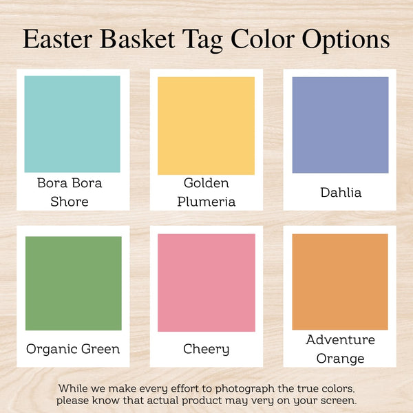 Egg Striped Scallop Easter Tag