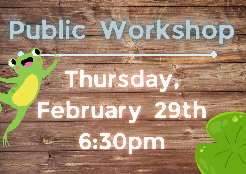 2/29 Public Workshop at 6:30pm
