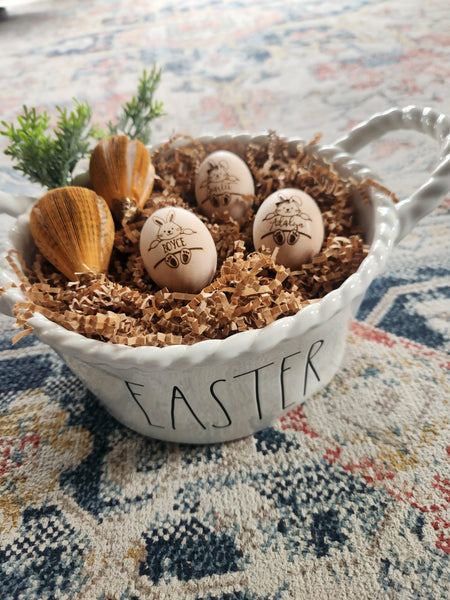 Personalized Wooden Egg
