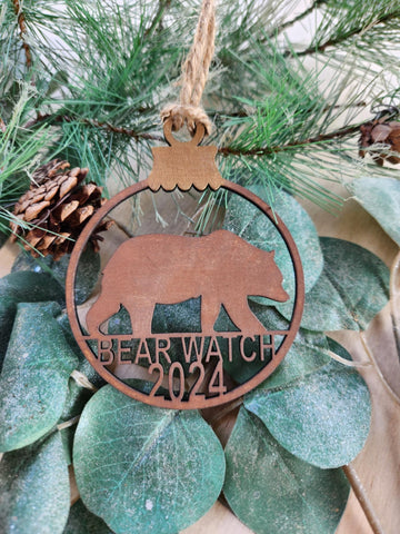 Bear Watch 2024 Ornament