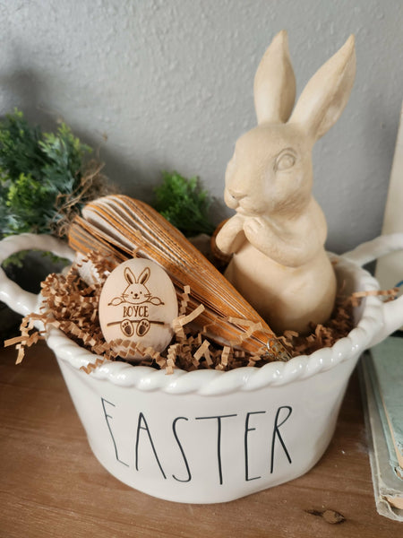 Personalized Wooden Egg