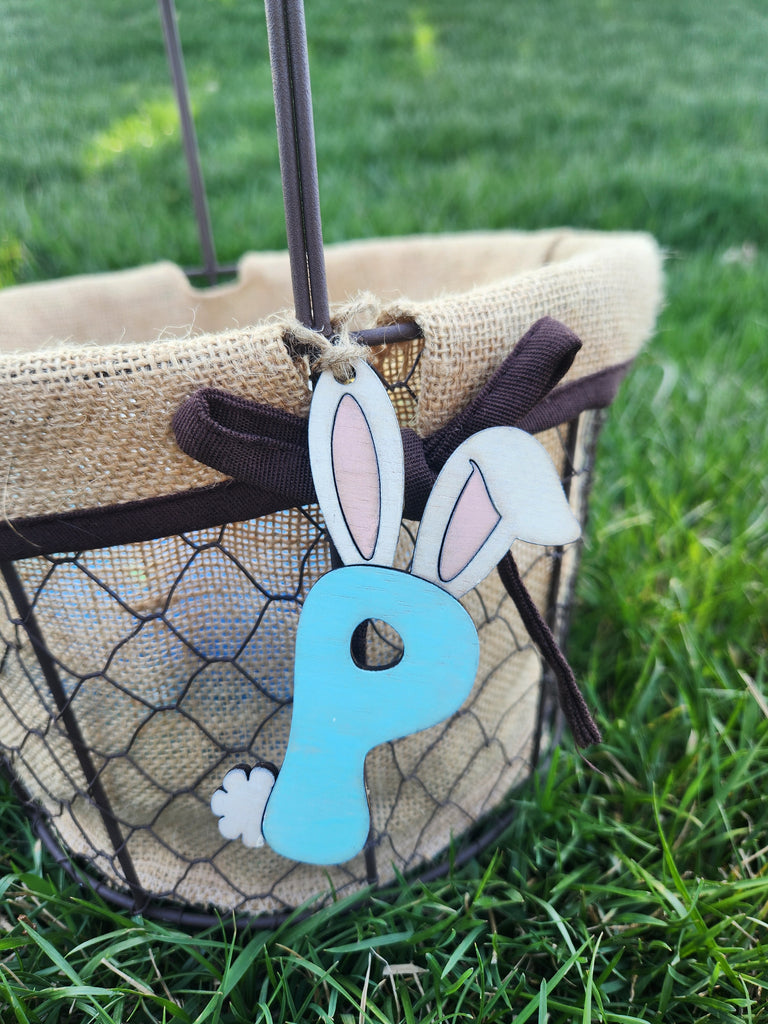 Letter with Ears Easter Tag