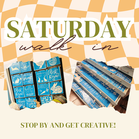 6/13 Saturday Walk In