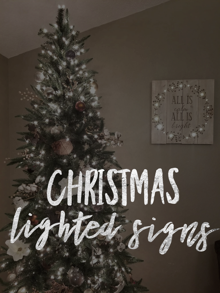 12/4 Lighted Christmas Signs O'Fallon