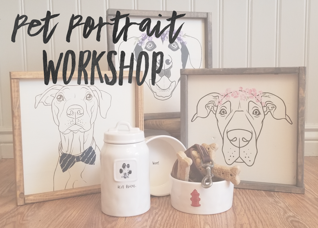 5/28 Pet Portrait Workshop