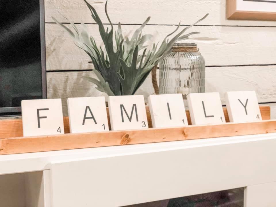 !!! Family Scrabble Tile