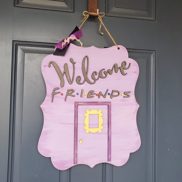 !!! Friend's 3-D Door Hanger